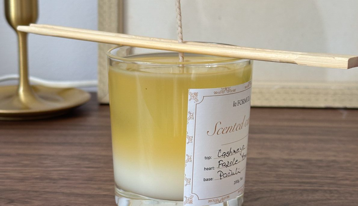 Výroba svíčky v praxi