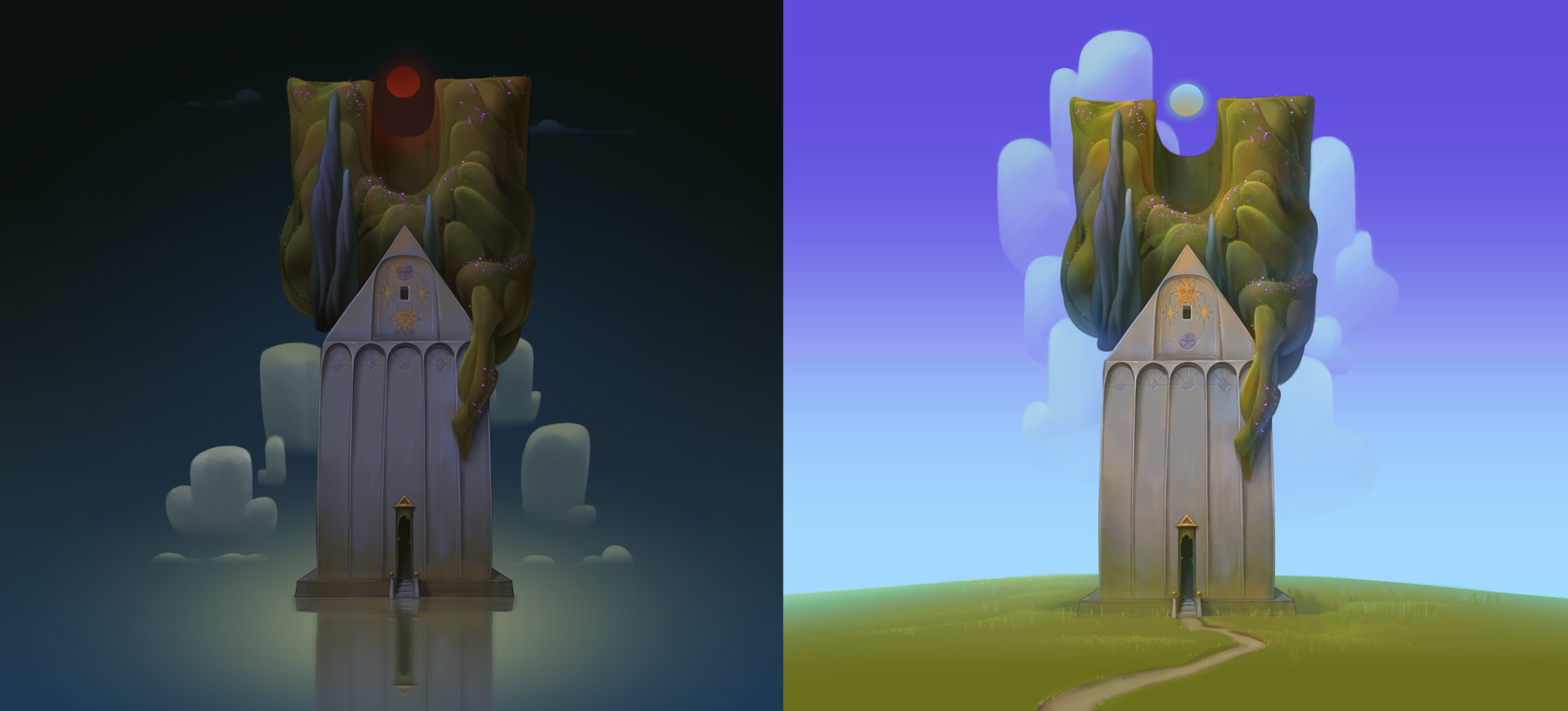 Spava indie game concept art