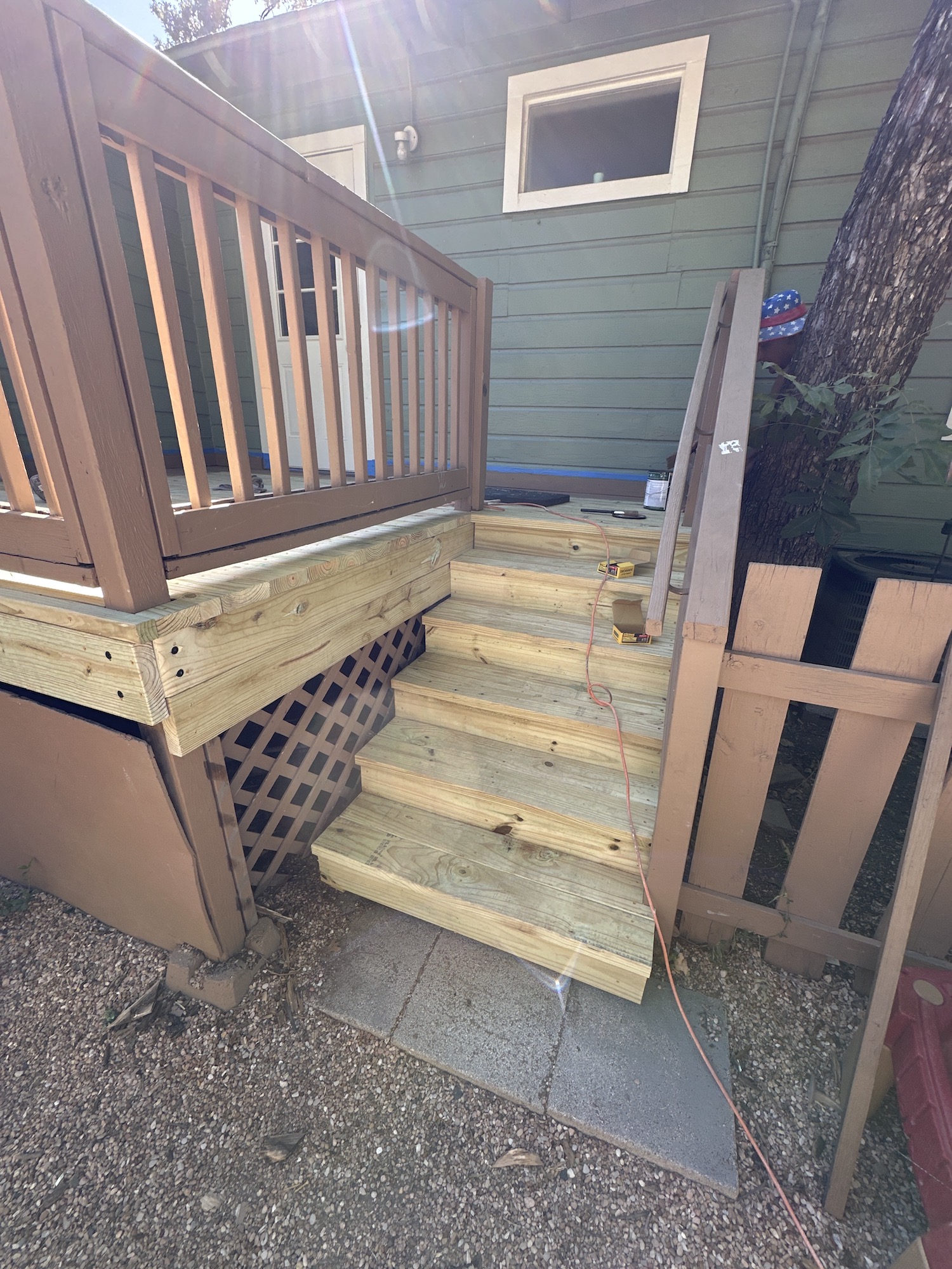 Porch and stair restoration Austin TX — process photo 19 of 23