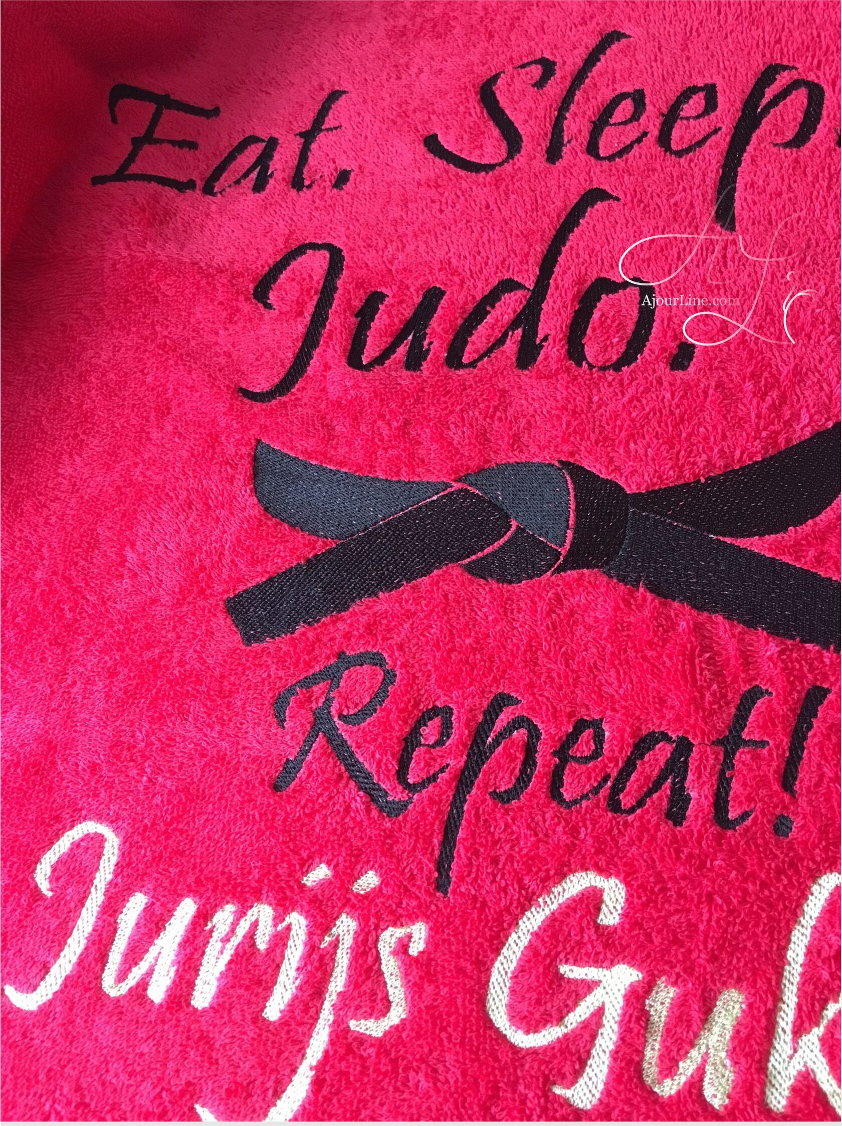 personalized towel gift for sport — a practical and thoughtful present with custom embroidery, perfect for everyday use or special occasions. Handmade in Riga, Latvia. Worldwide shipping available.