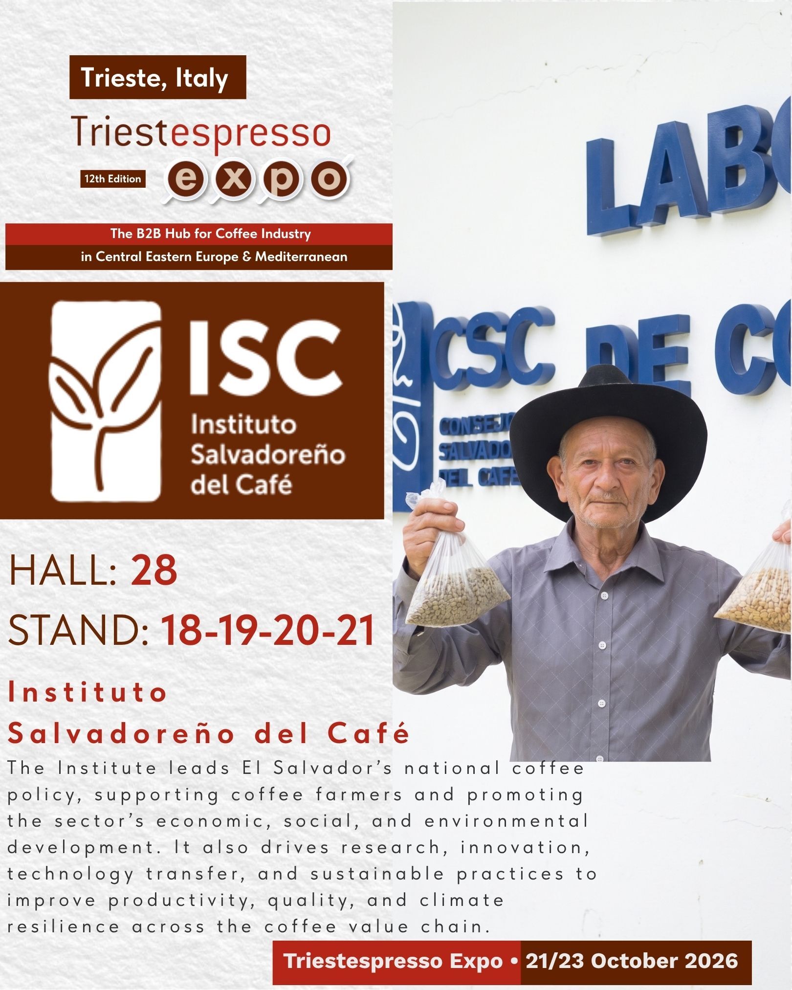 Instituto Salvadoreño del Café - Stand Triestespresso Expo