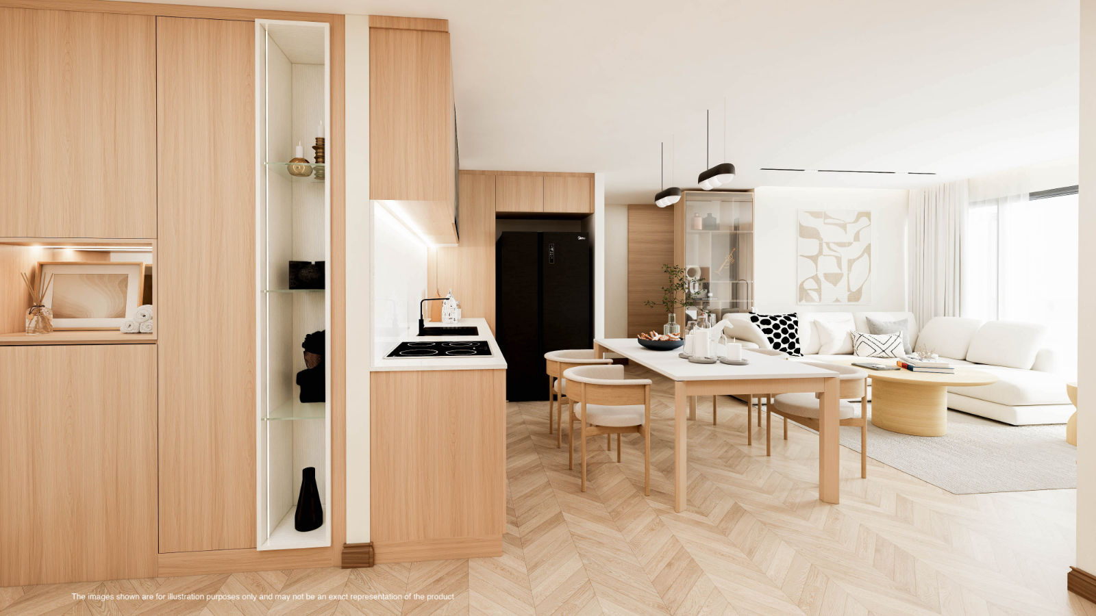 Kitchen, Building J 3-bedroom residence, Maviston Mai Khao