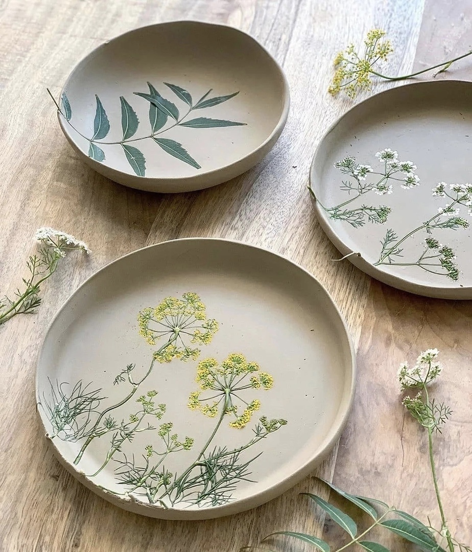 unique handmade plates