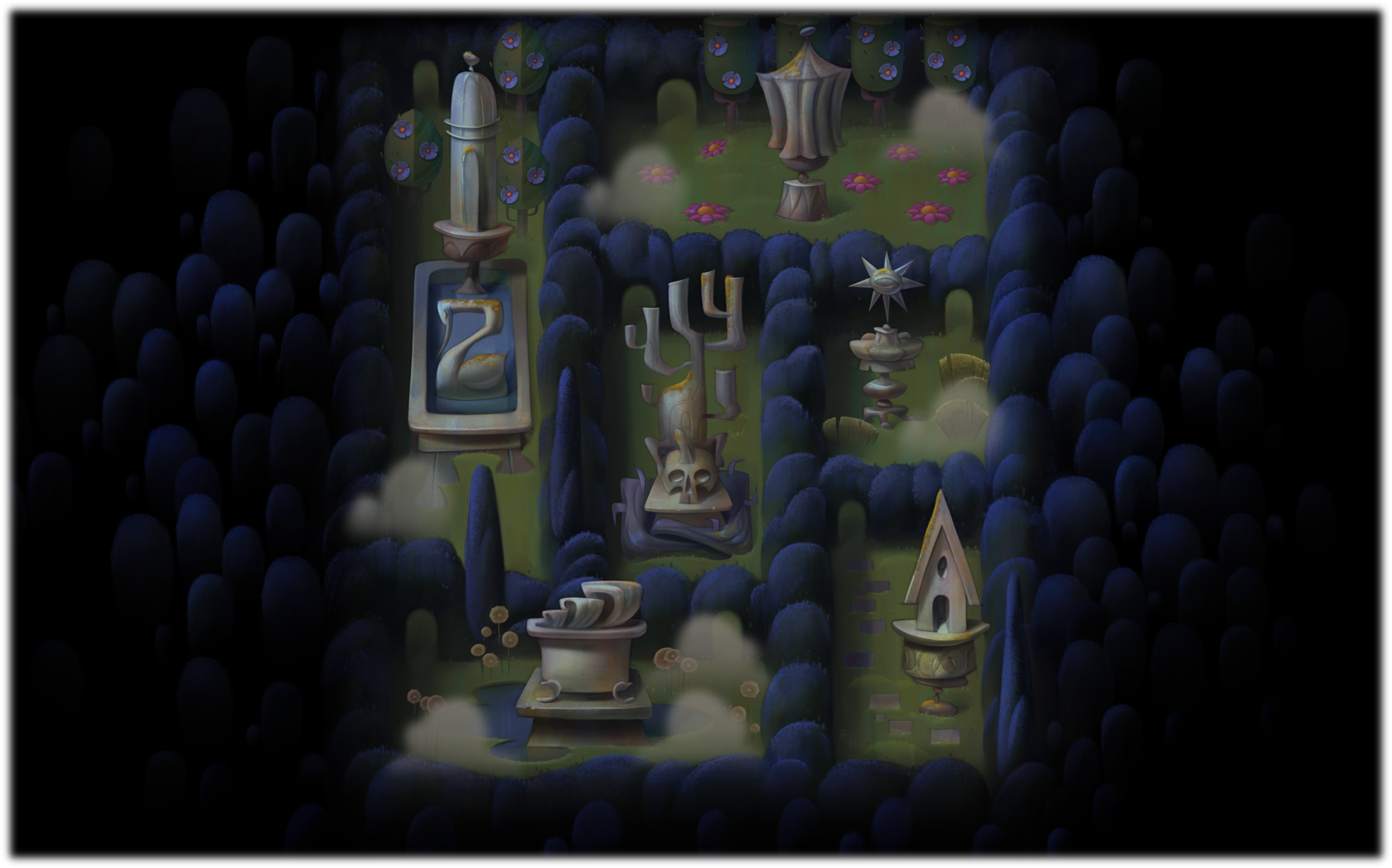 Spava indie game concept art