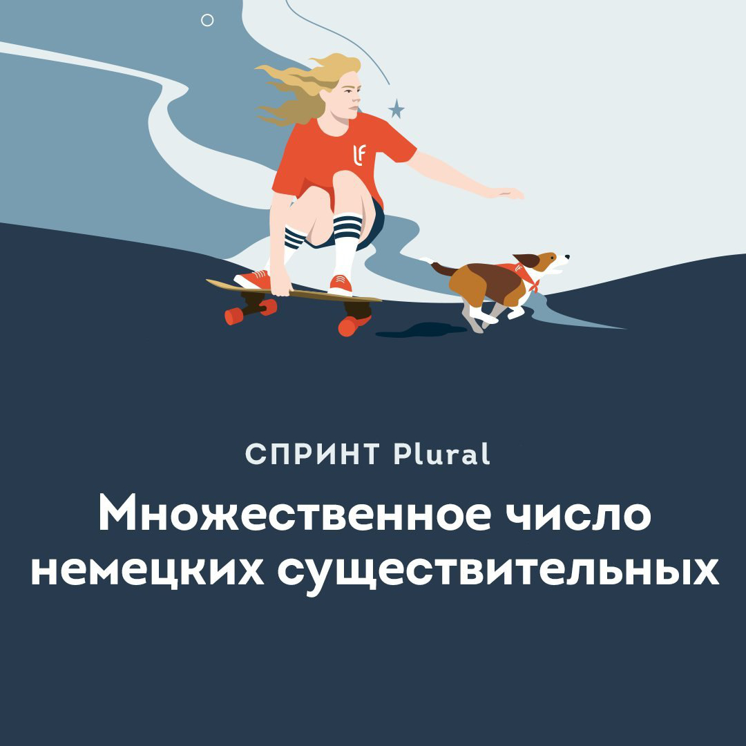 Спринт Plural: множественное число немецкого существительного | lingua  franconia - онлайн-школа немецкого языка