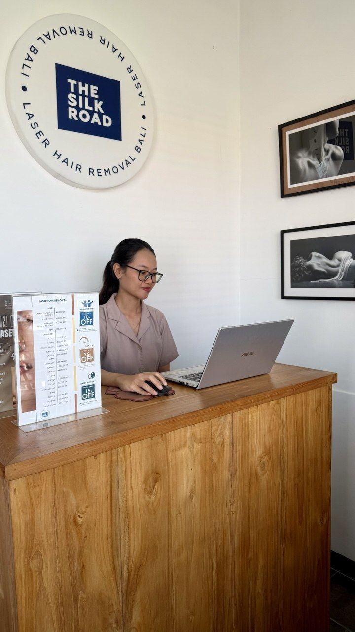 Inside The Silk Road studio — treatment room and laser equipment