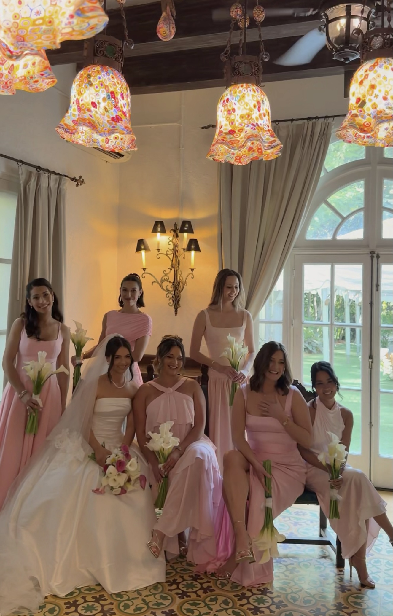 bride and bridal party