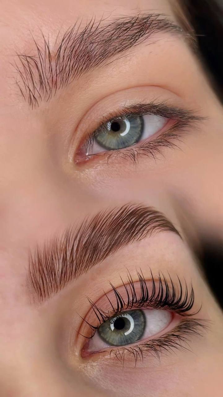 Lash lift before and after — The Girl's House