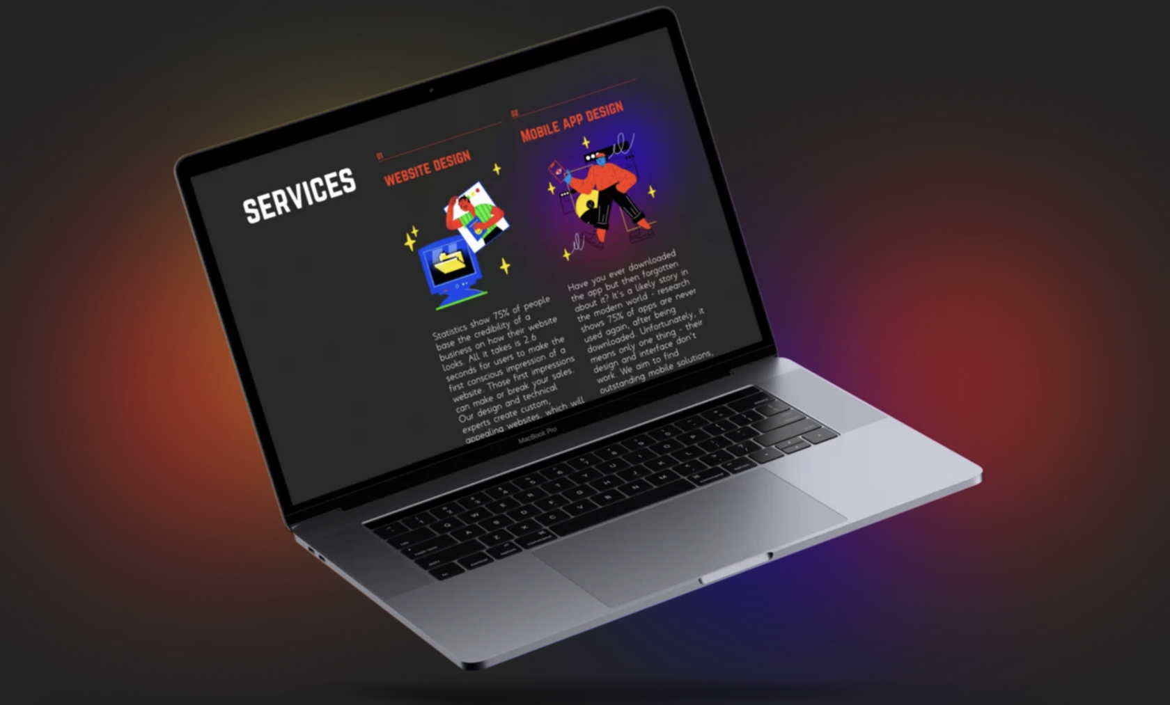 How to make a website for a creative studio