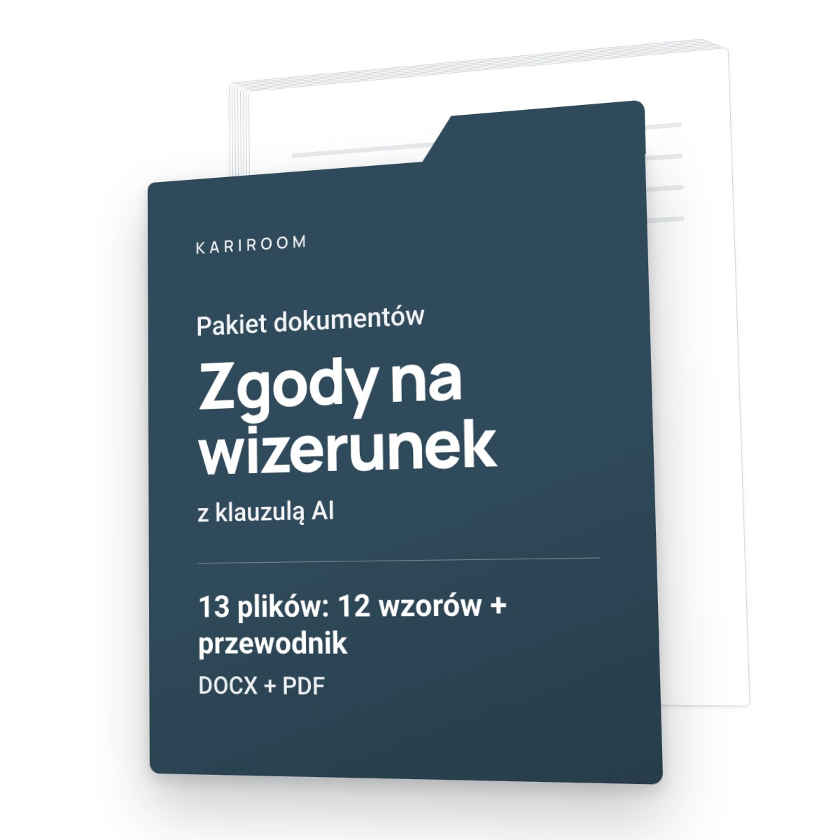 Pakiet dokumentów Zgody na wizerunek z klauzulą AI — 13 plików DOCX + PDF
