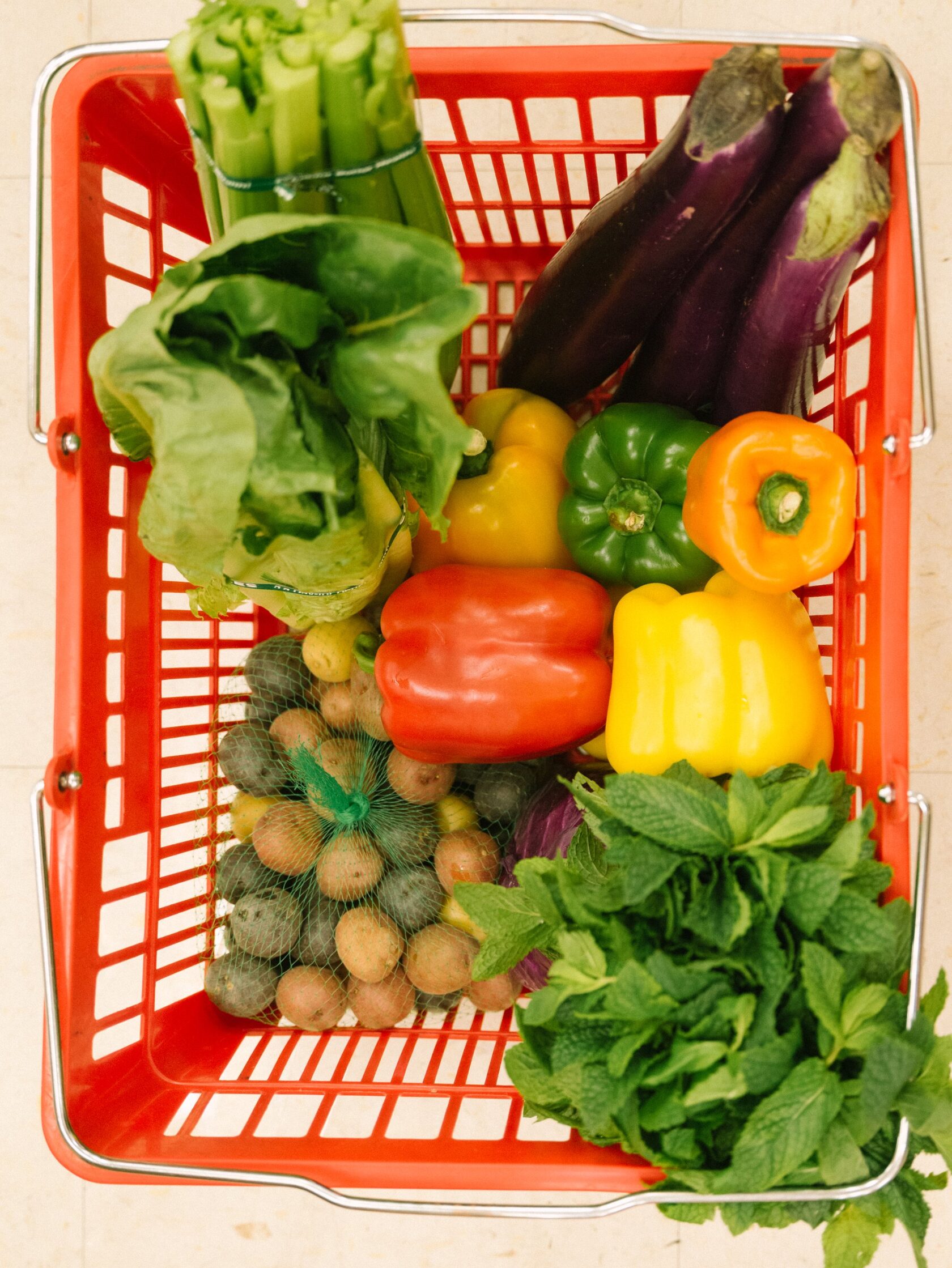 Blackjack Market fresh produce basket
