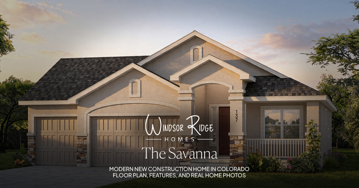 The Brookhaven Home Model | Windsor Ridge Homes Colorado