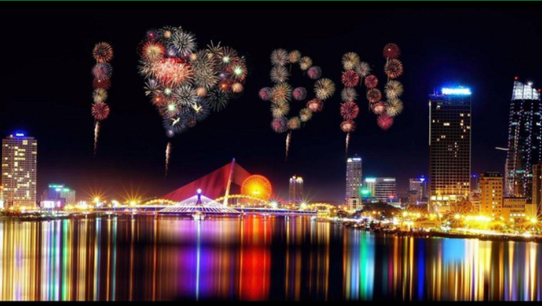Da Nang Festival with motorbike