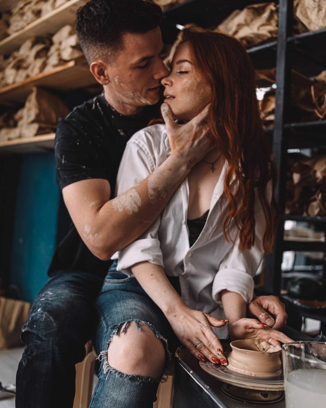 romantic pottery class for two Toronto