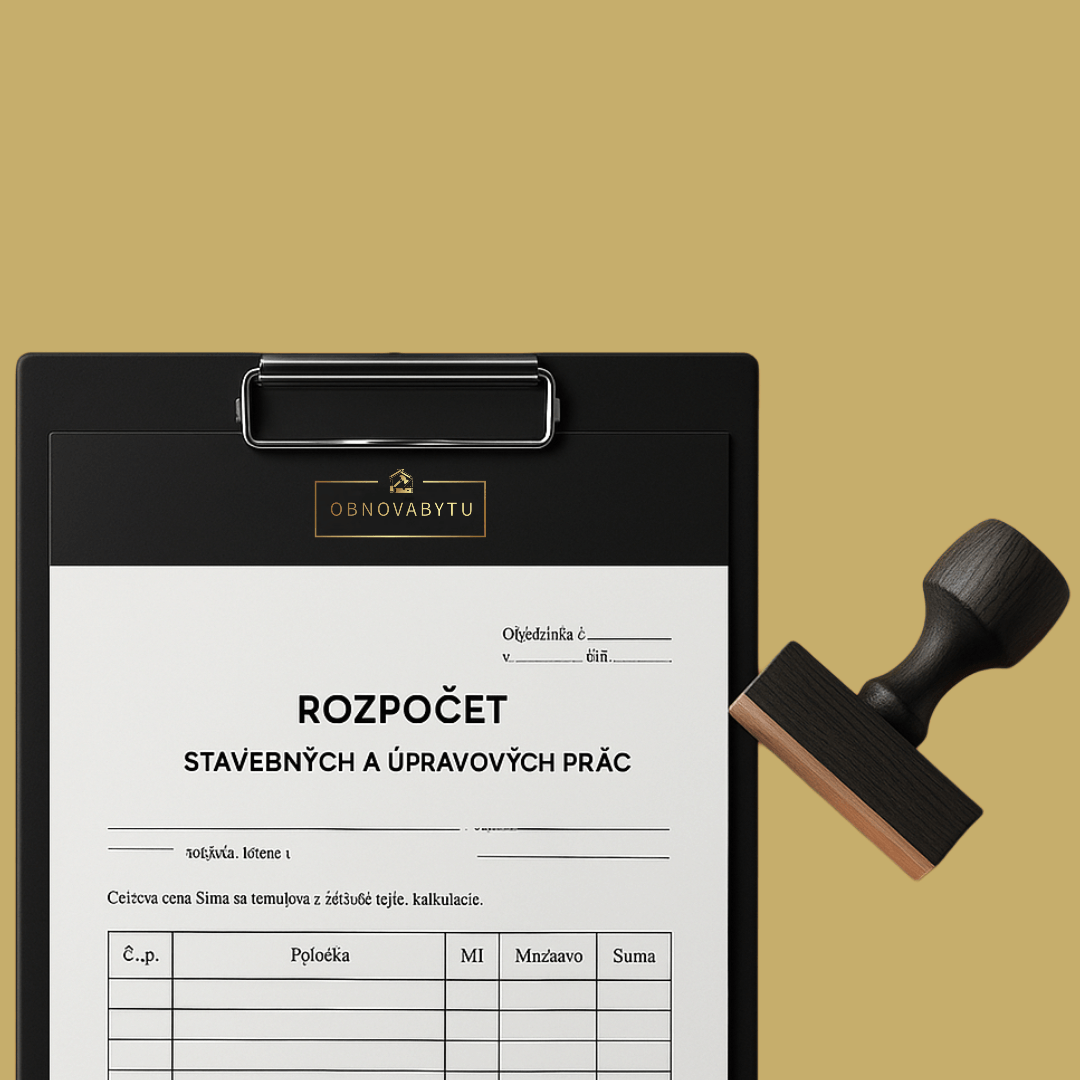 Rekonštrukcia bytu - cenová ponuka