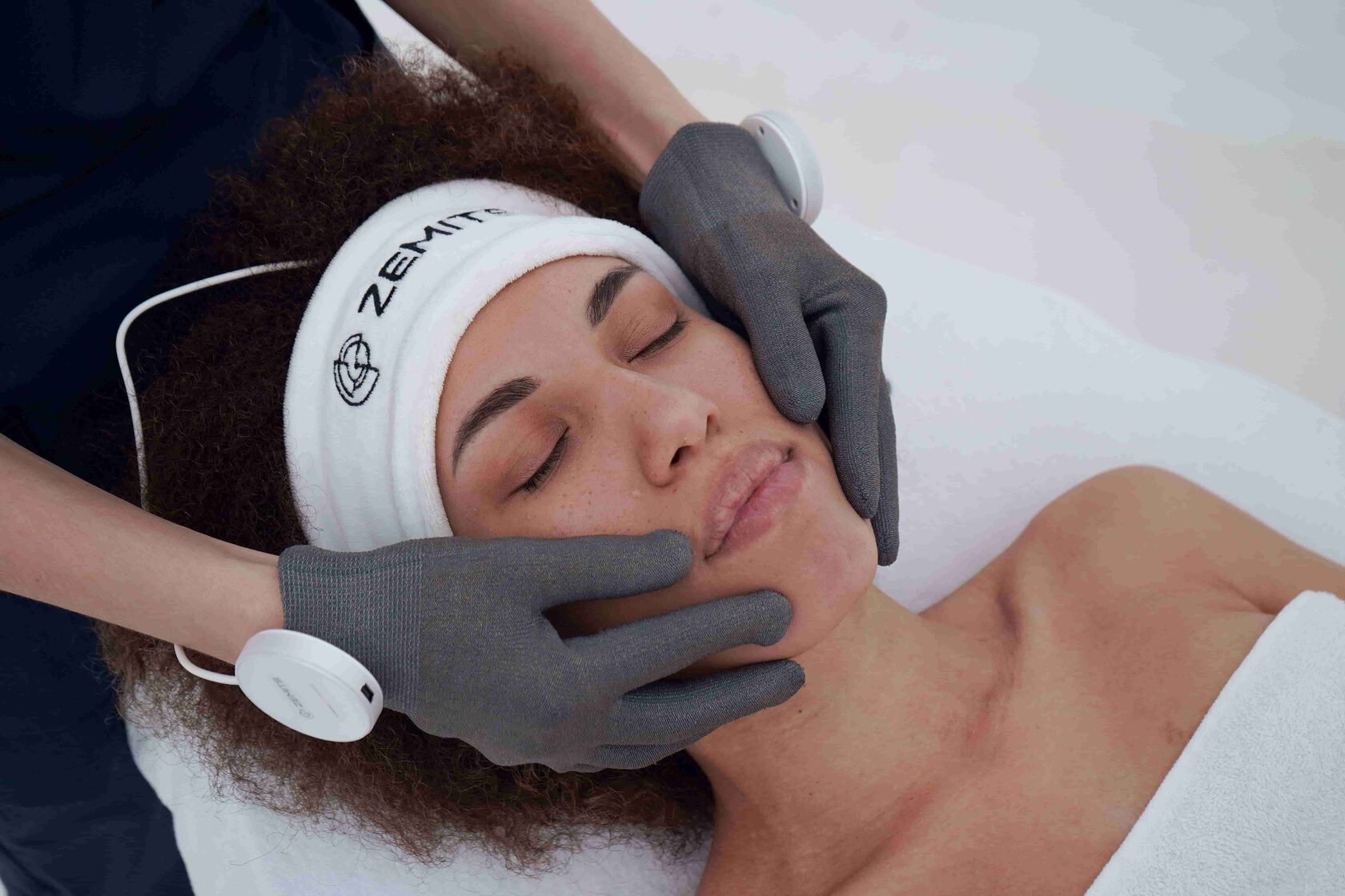Zemits ElastiStrom Microcurrent Gloves | Esthetic Spa Equipment for sale