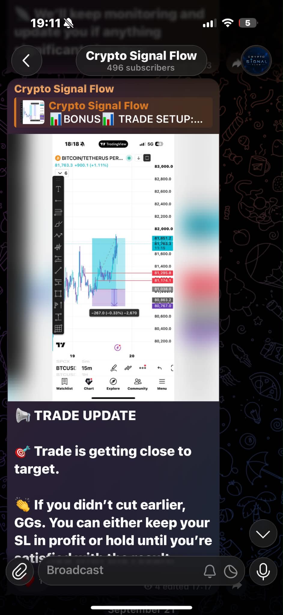 CSF Bitcoin setup update