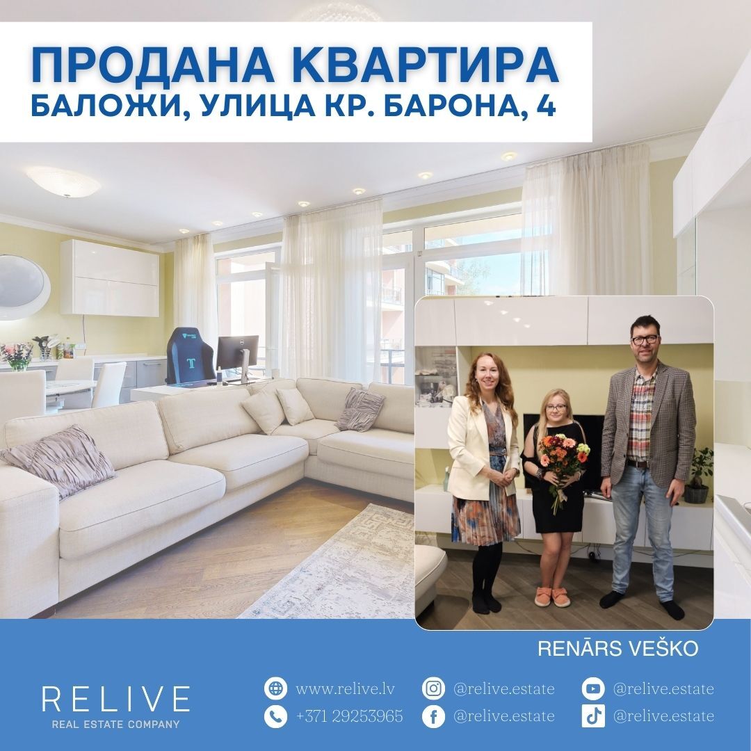 Завершённая сделка RELIVE 20