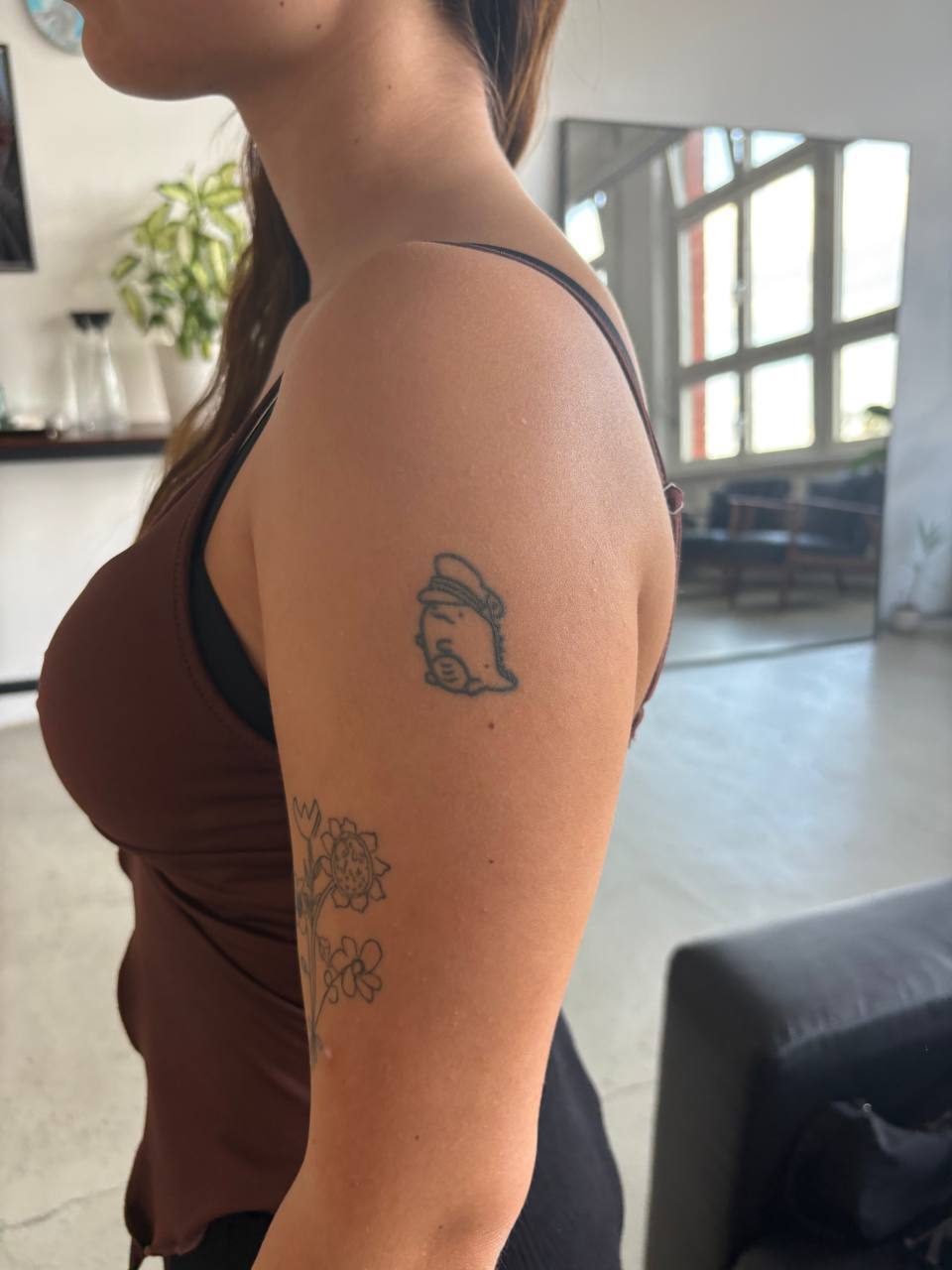 Tattoo vor dem Cover-Up, Beispiel 1
