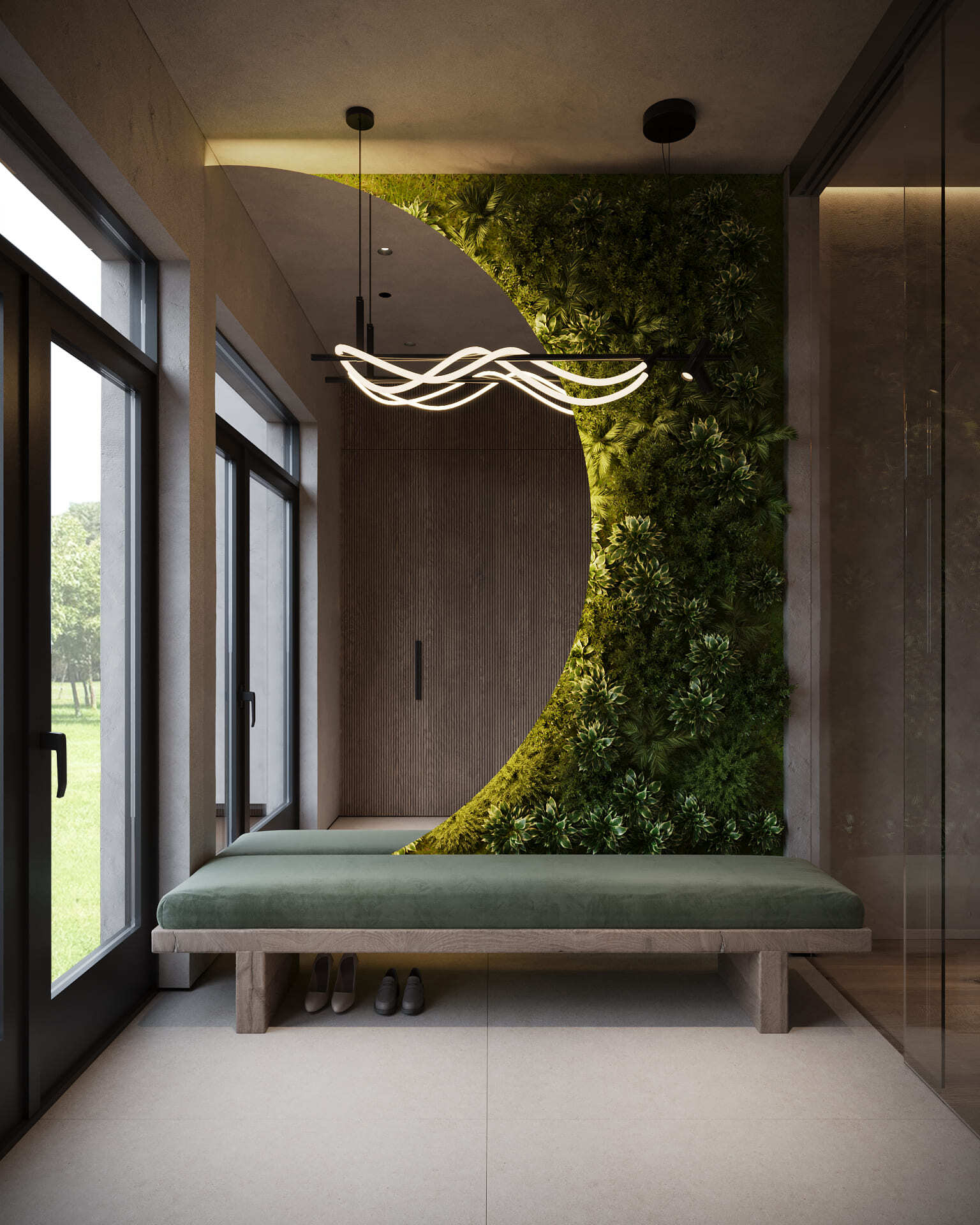 Yoga Center interior detail 3