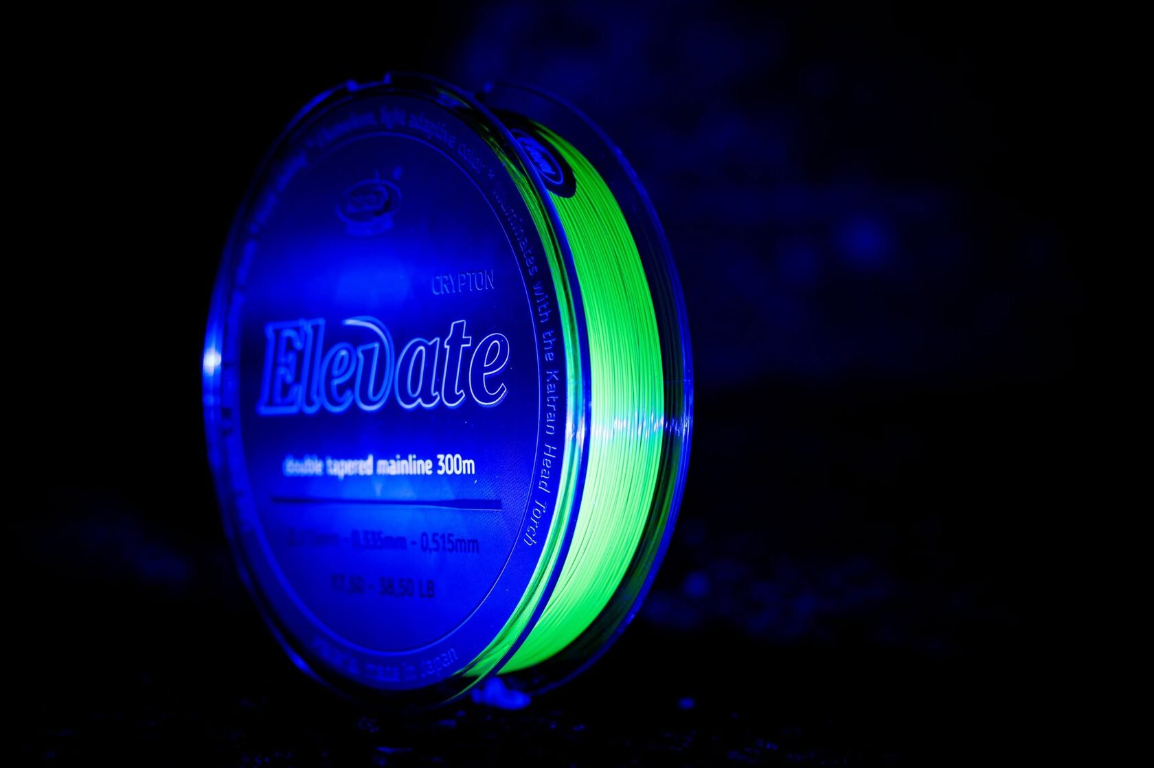 Katran line glowing under the W/B 460 PRO headlamp