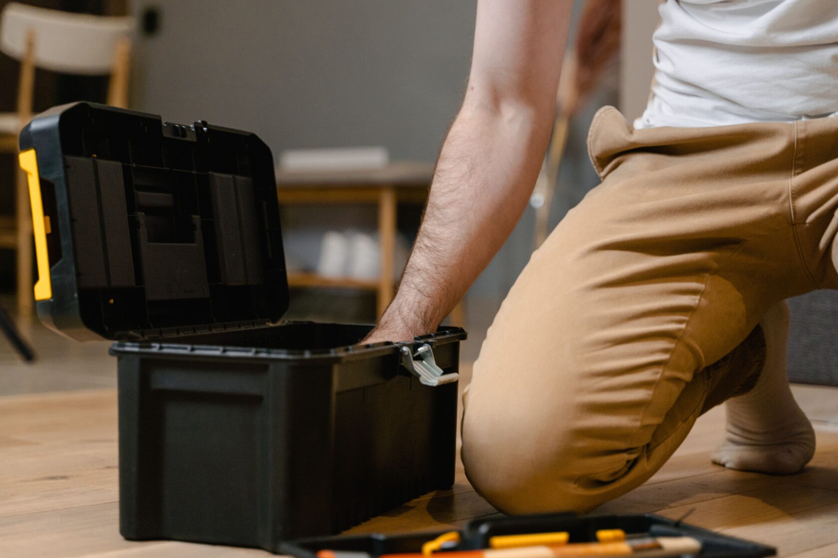Calgary handyman completing professional home repair and renovation work