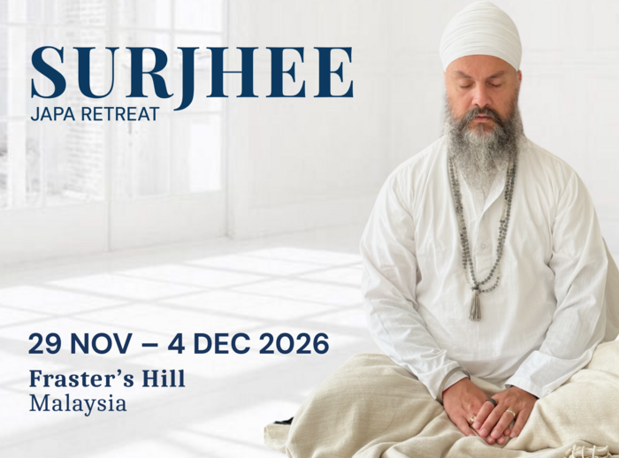 Poster: Surjhee Japa Retreat, Malaysia