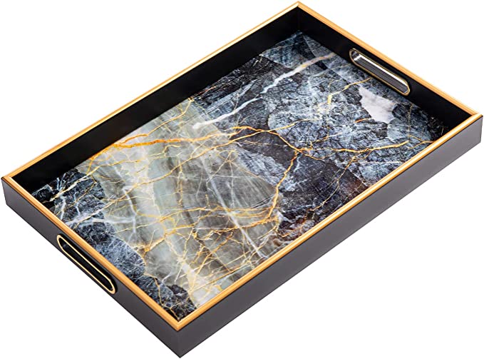 Rectangular Tray Table 22 Stylish and Functional Rectangle Decorative Trays for Coffee Tables