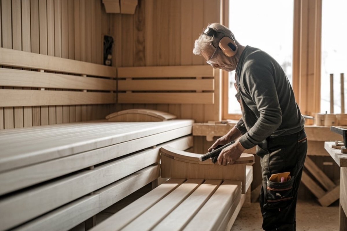 Fabrication de votre sauna