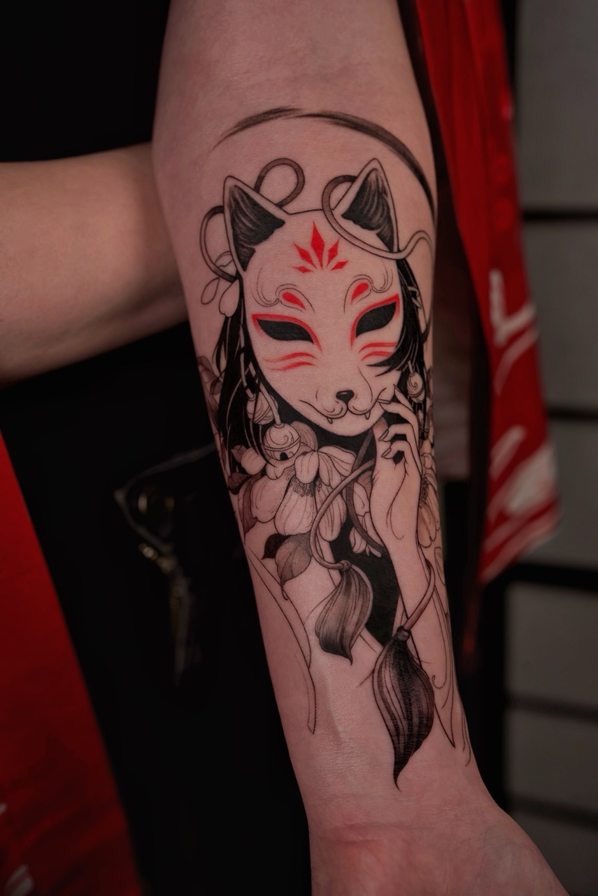 Fine Line Tattoo von Liza – Arbeit 10