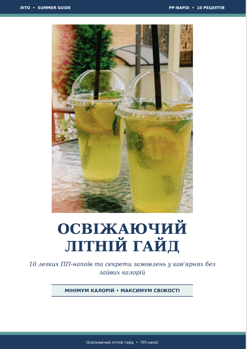 Гайд про літні напої