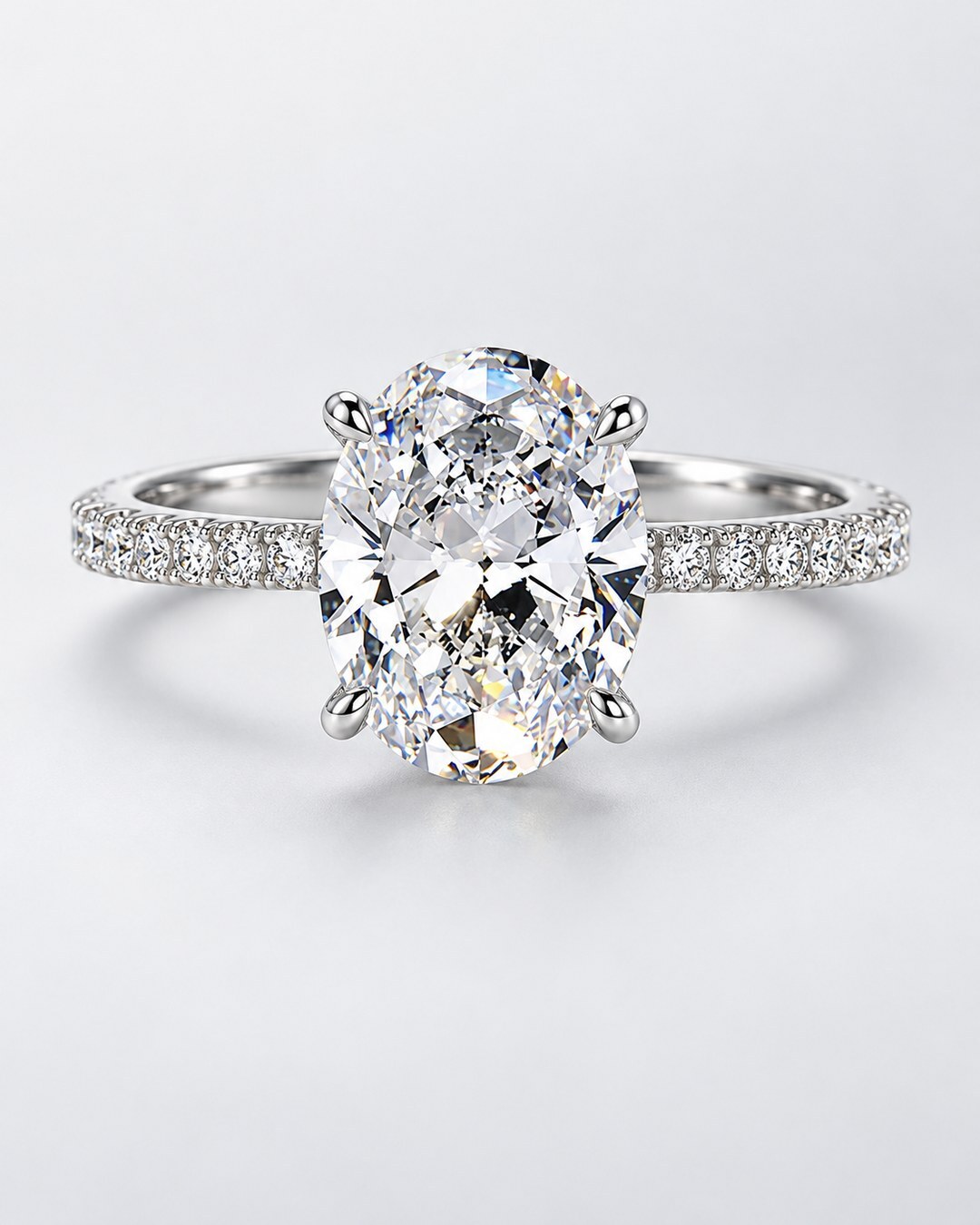 Oval Pavé VVS1 Ring ICED KYIV