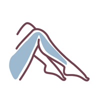 Full legs — laser hair removal area shown in blue