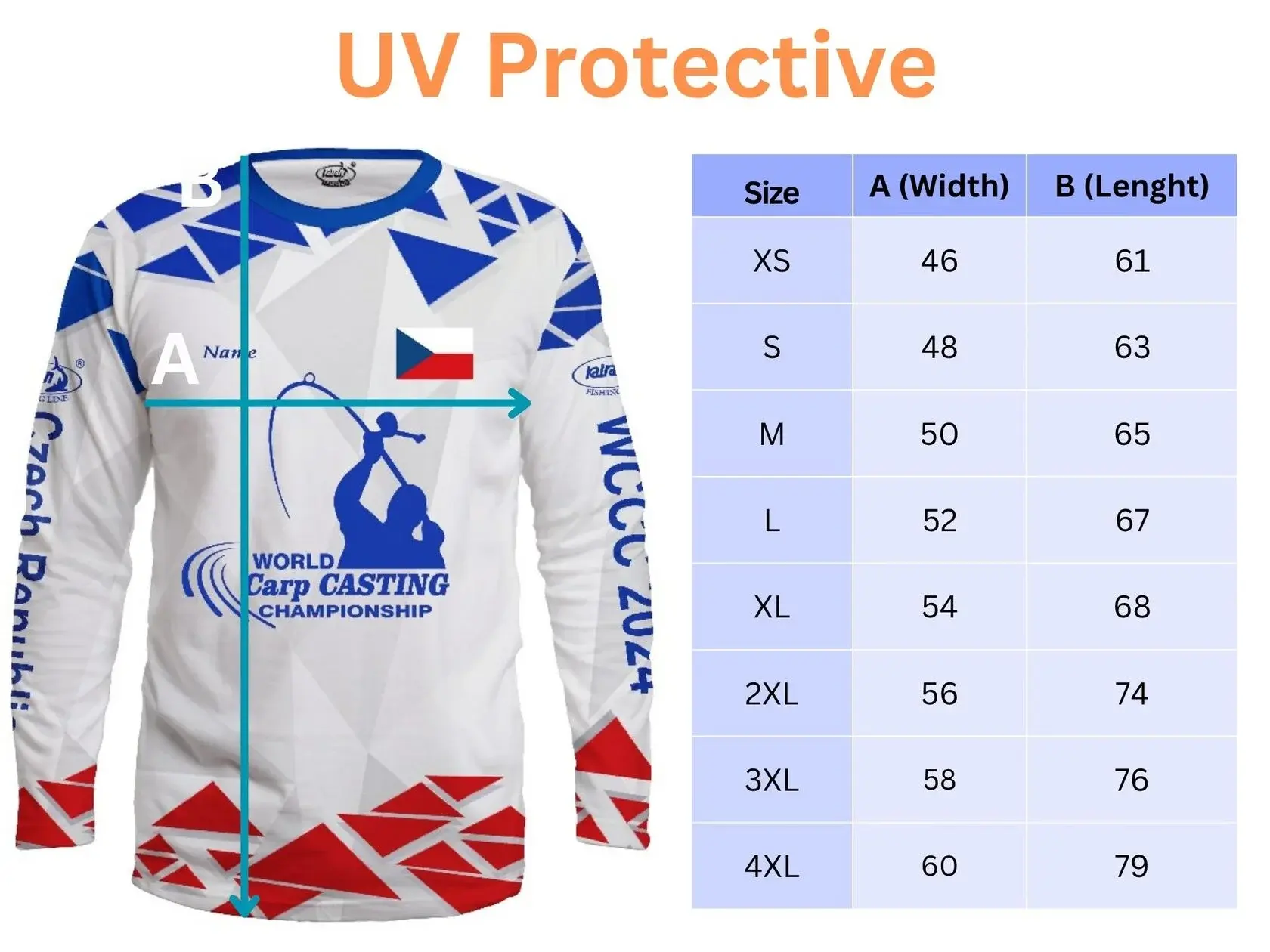 Katran custom UV-protective long sleeve jersey