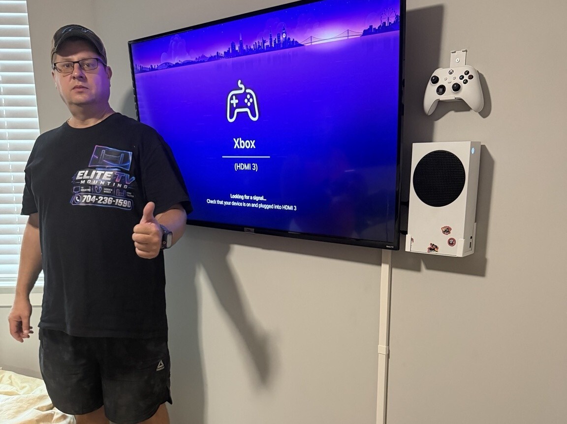 Real TV mounting project
