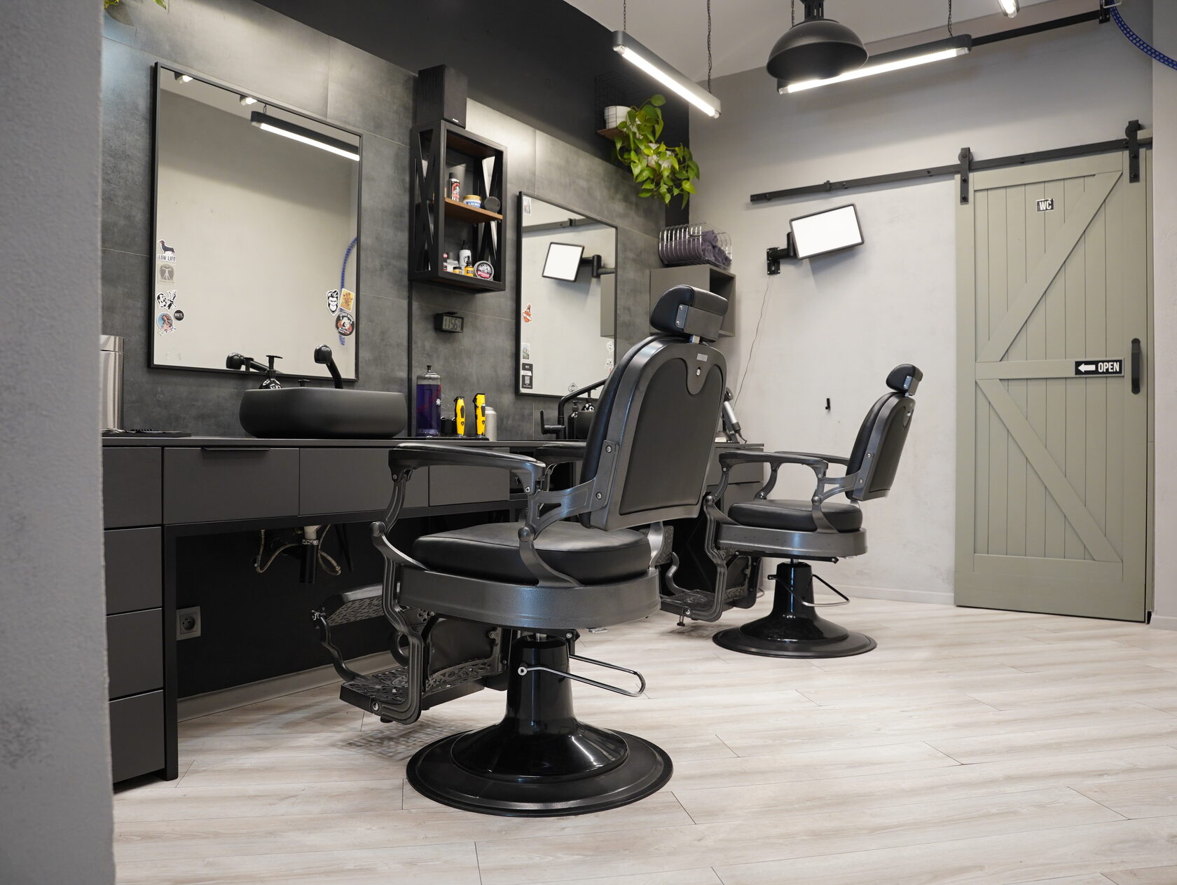 Barbershop Brute interiér