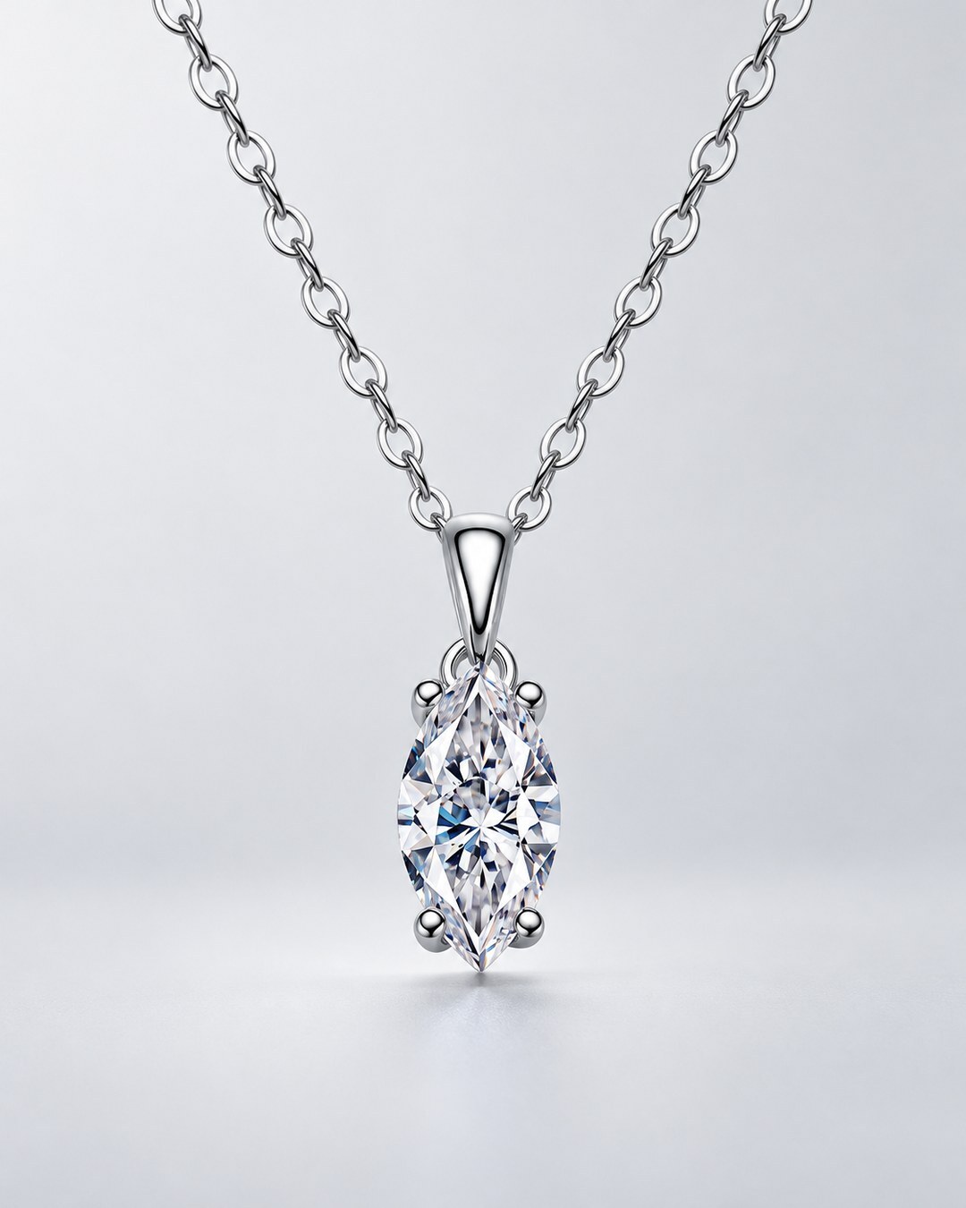Marquise Solitaire VVS1 Pendant ICED KYIV