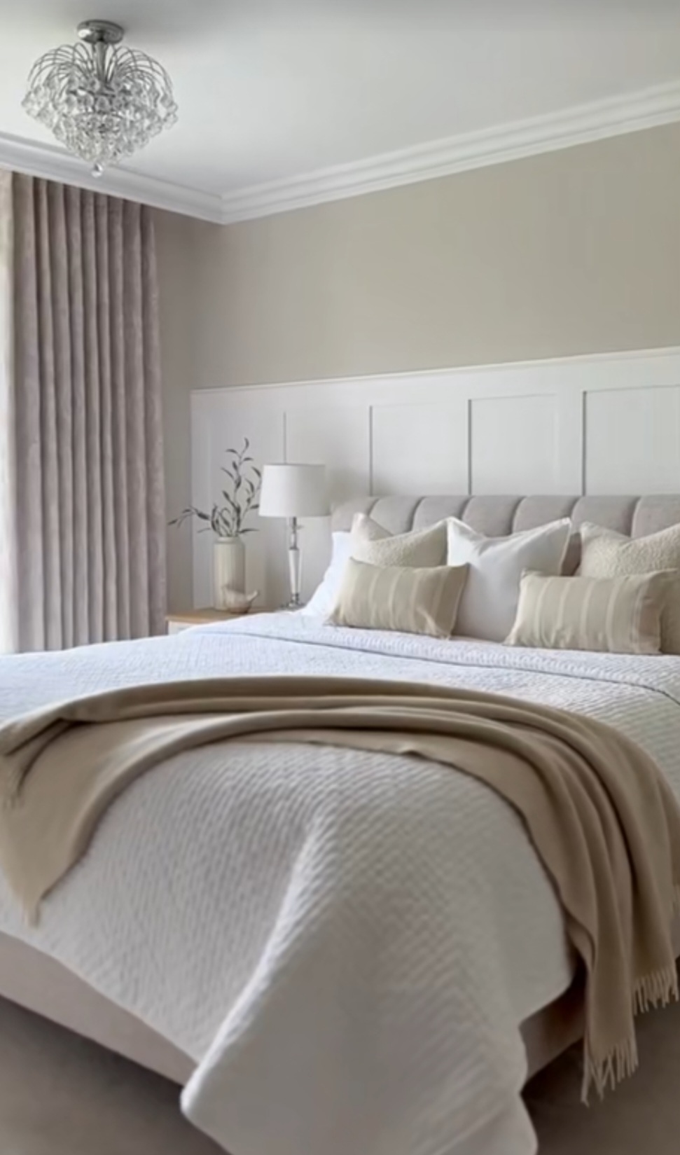 Prepared bedroom