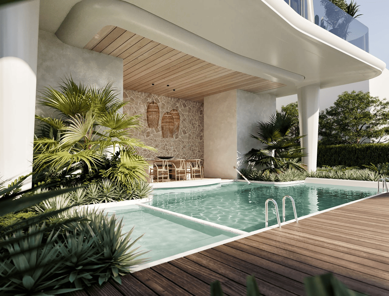 Miami Beach Villa interior detail 6