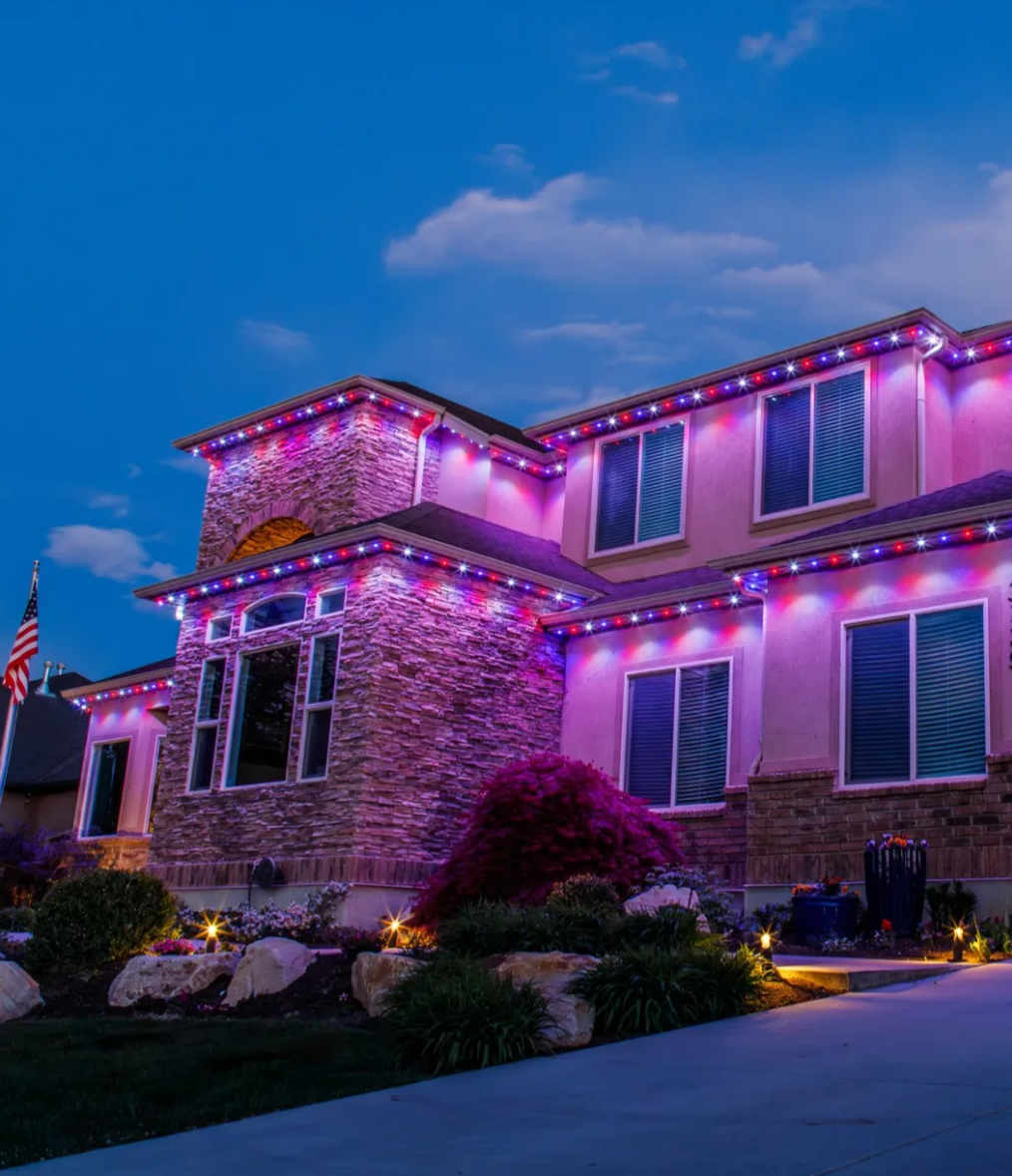 Halloween house lighting