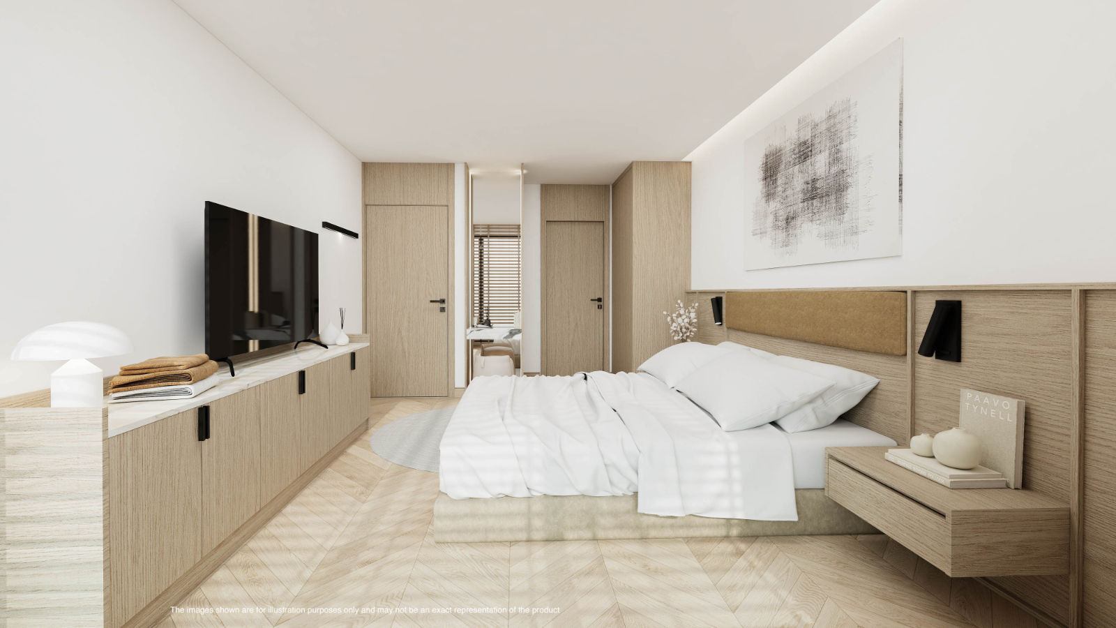 Bedroom, Building J 2-bedroom residence, Maviston Mai Khao