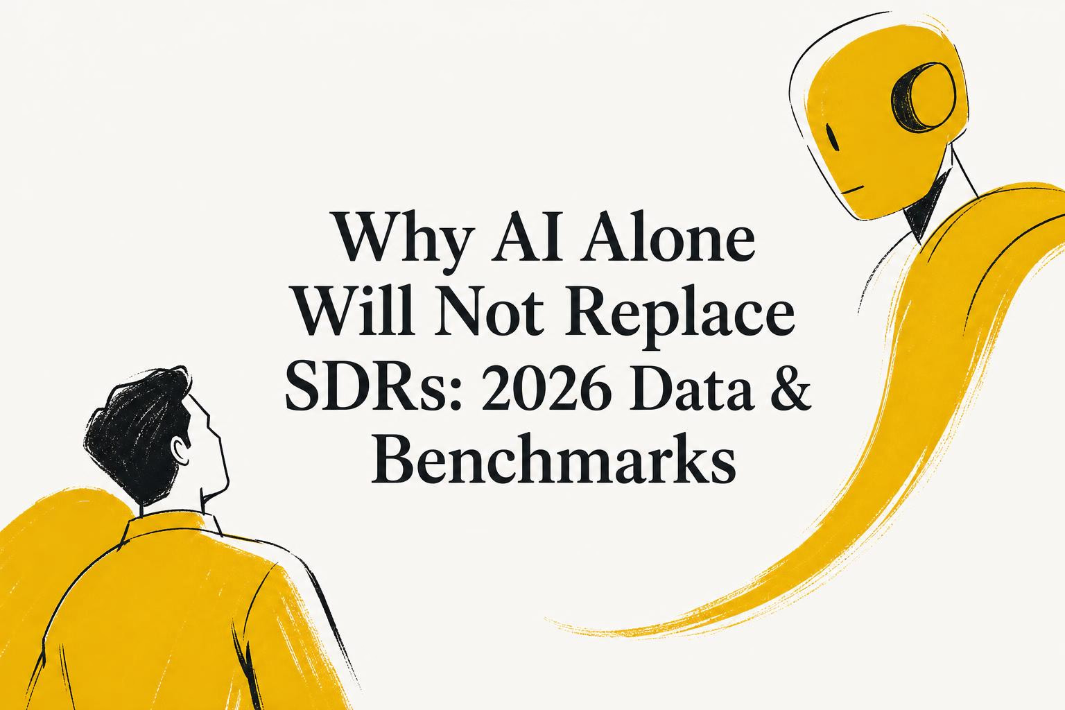 Why AI Alone Will Not Replace SDRs: 2026 Data & Benchmarks
