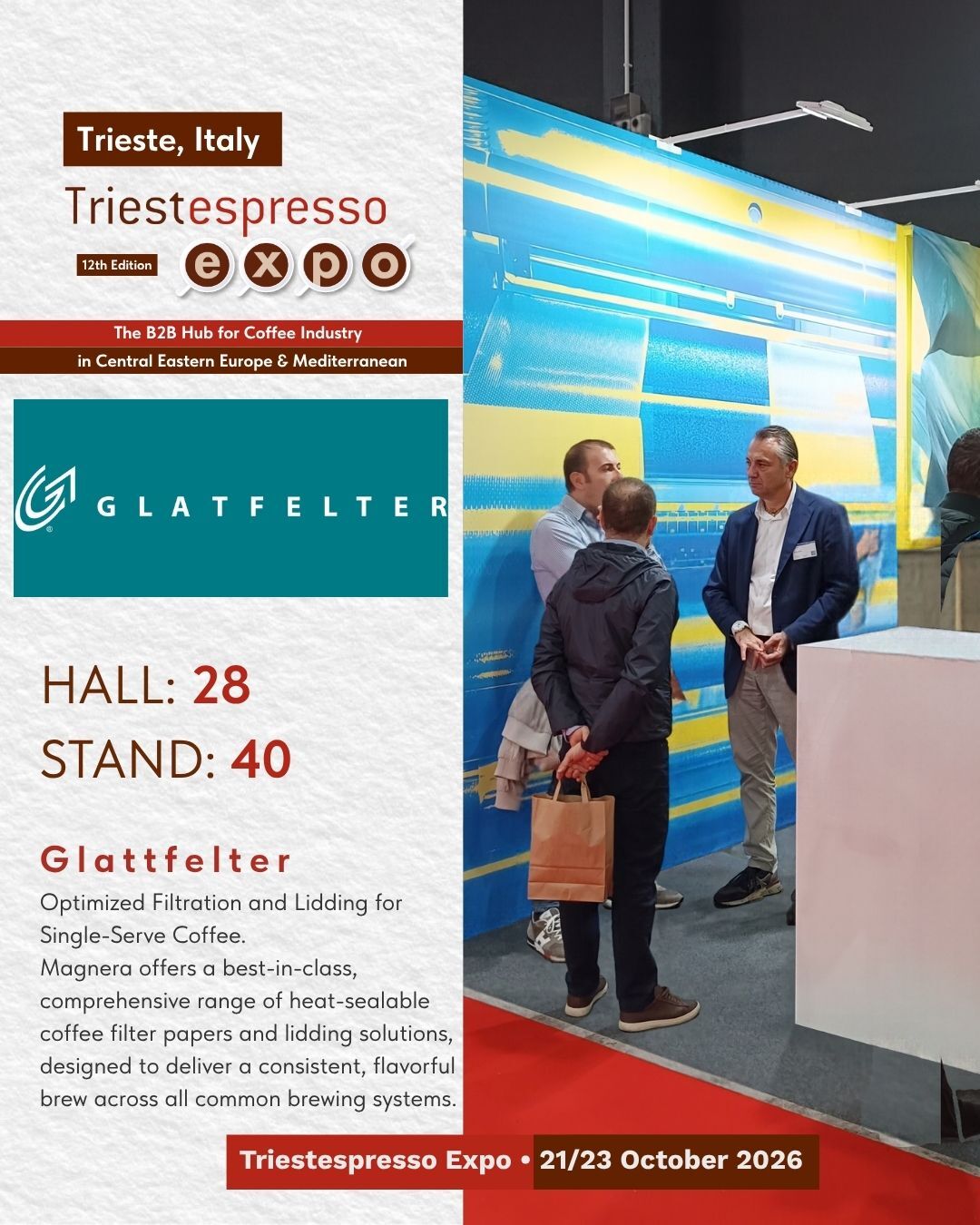 Glatfelter - Triestespresso Expo booth