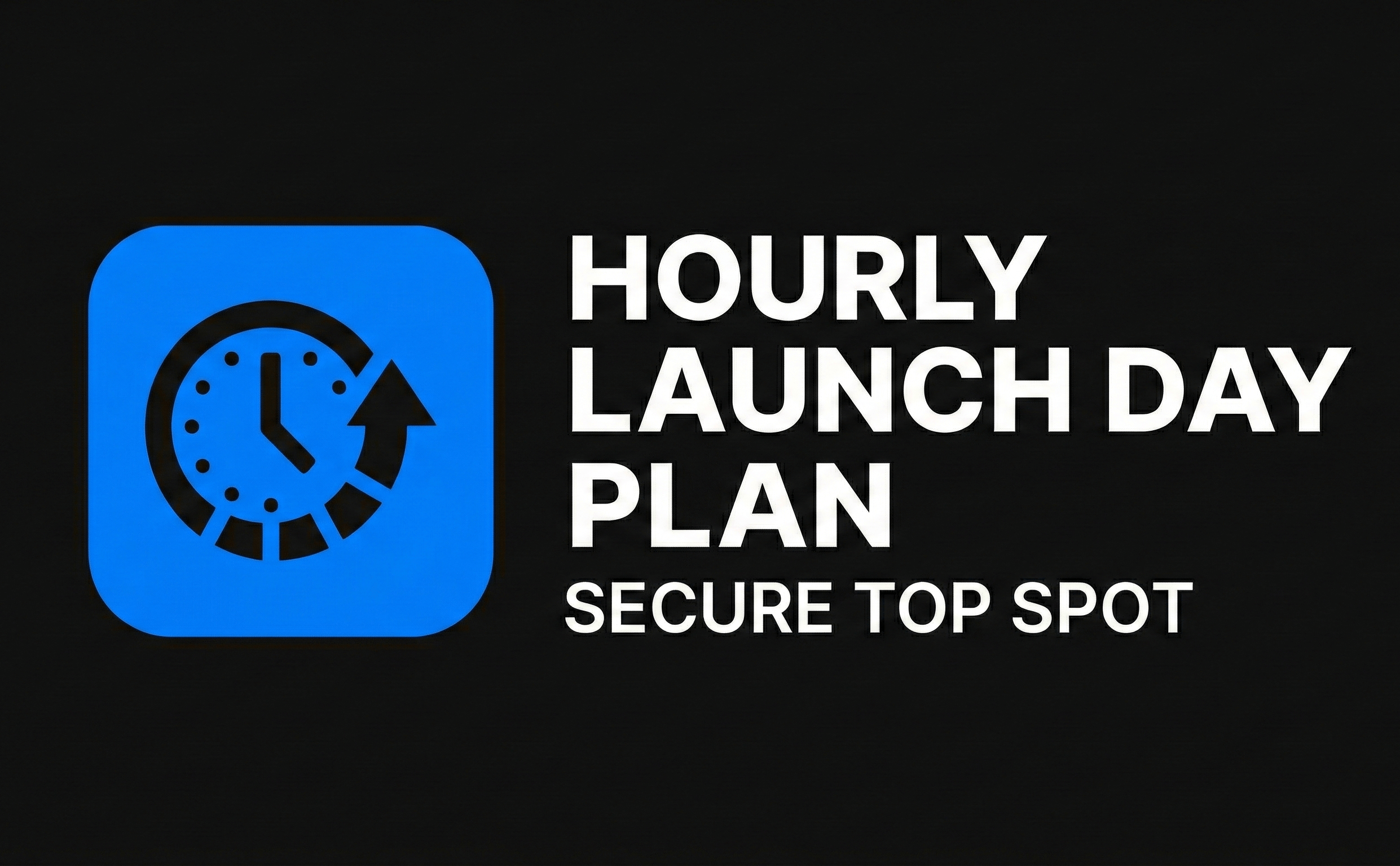 Hourly Launch Day Plan Secure Top Spot