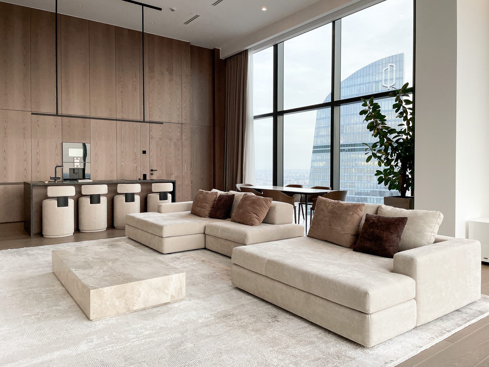 Moscow City, interior design by TIMROOM