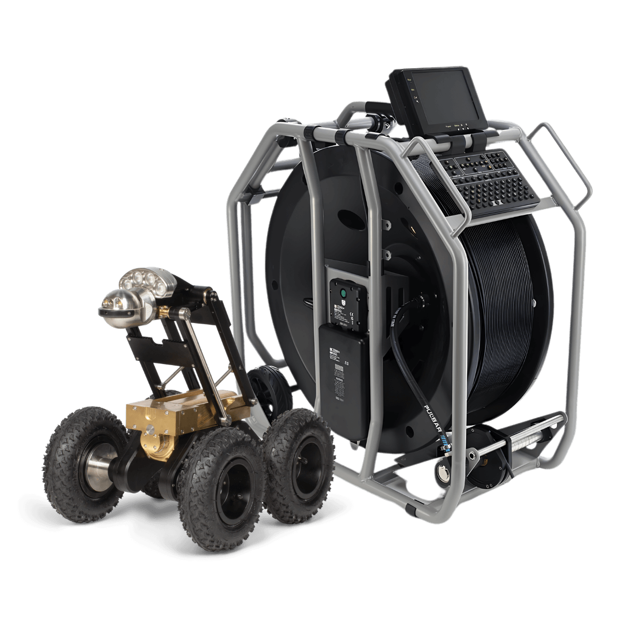 Pipe Inspection Equipment TROGLOTREK mainline configuration