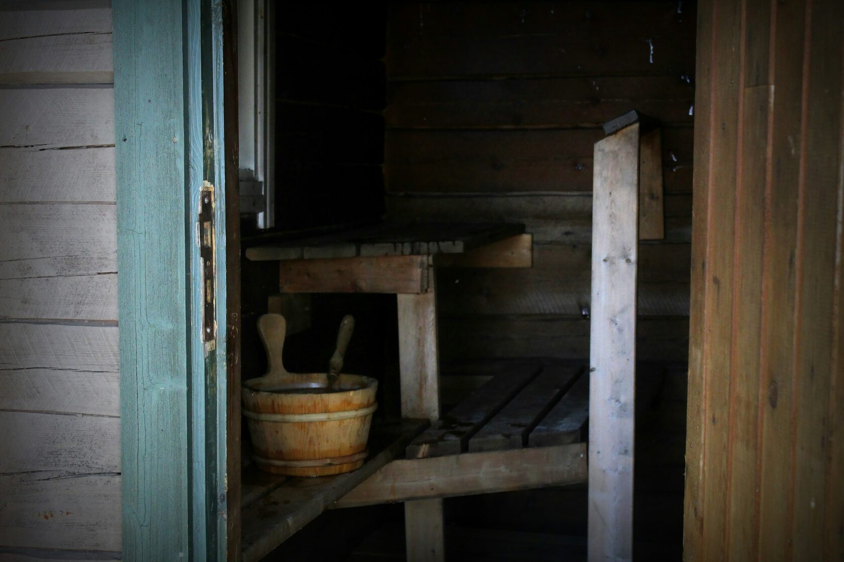 Russian banya interior
