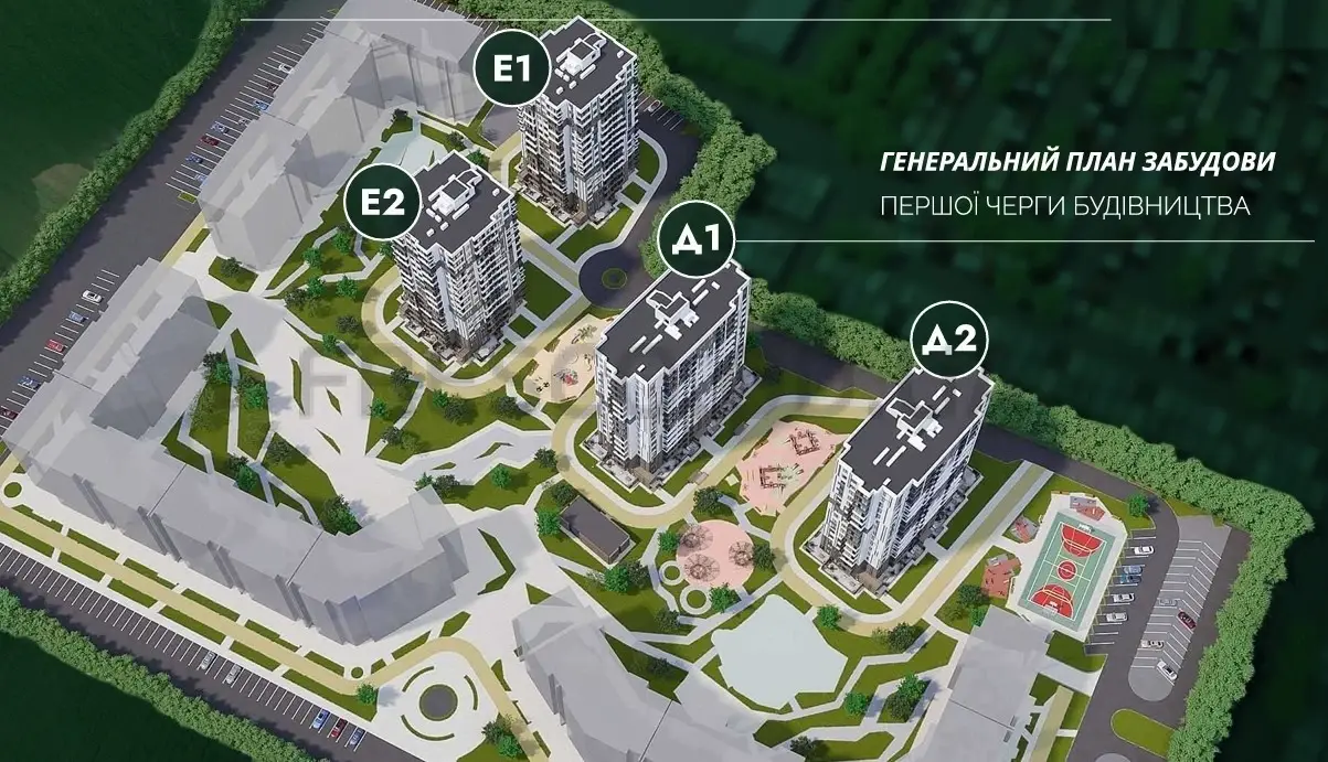 ЖК Era Family — генплан комплексу та території