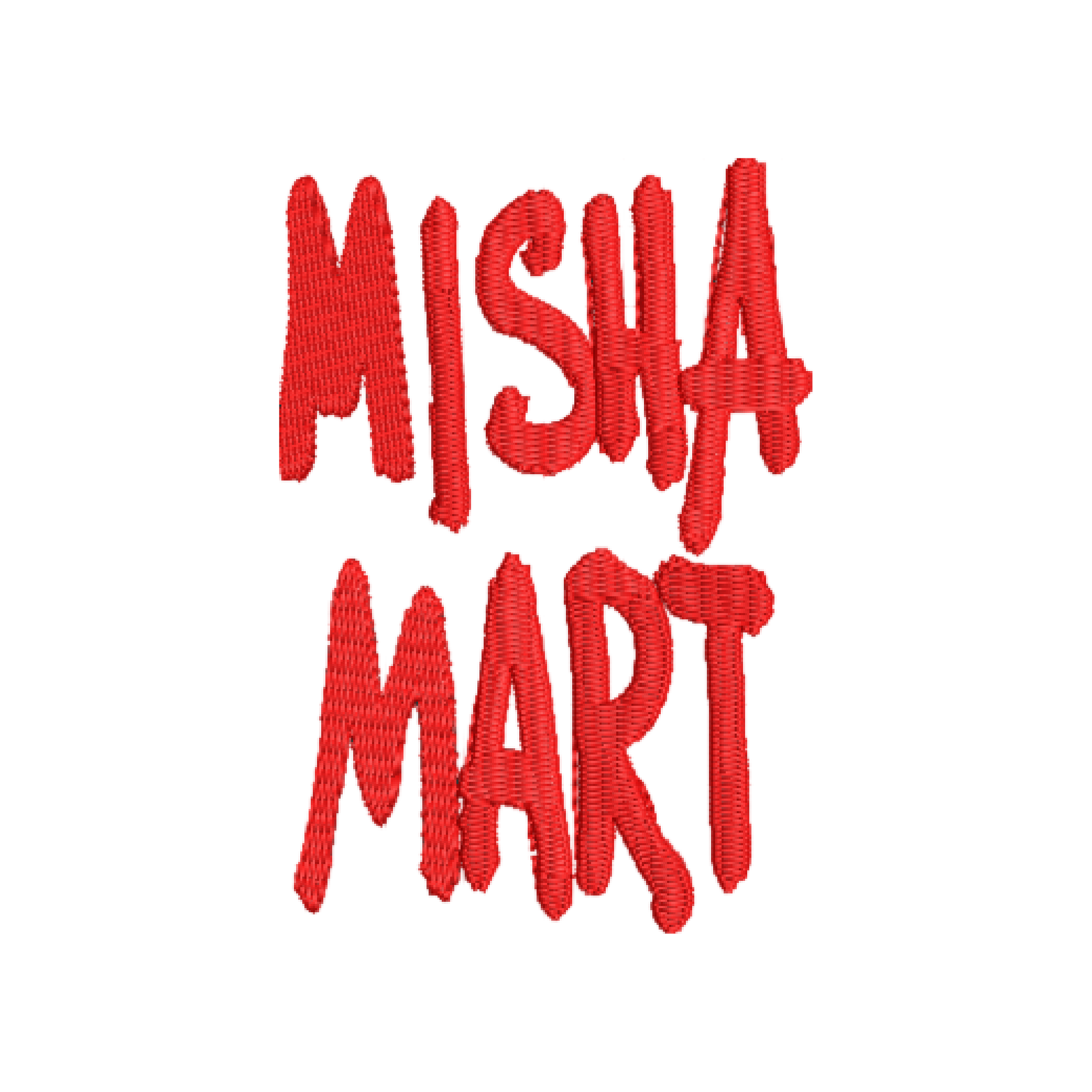 Misha Mart — вышитый логотип