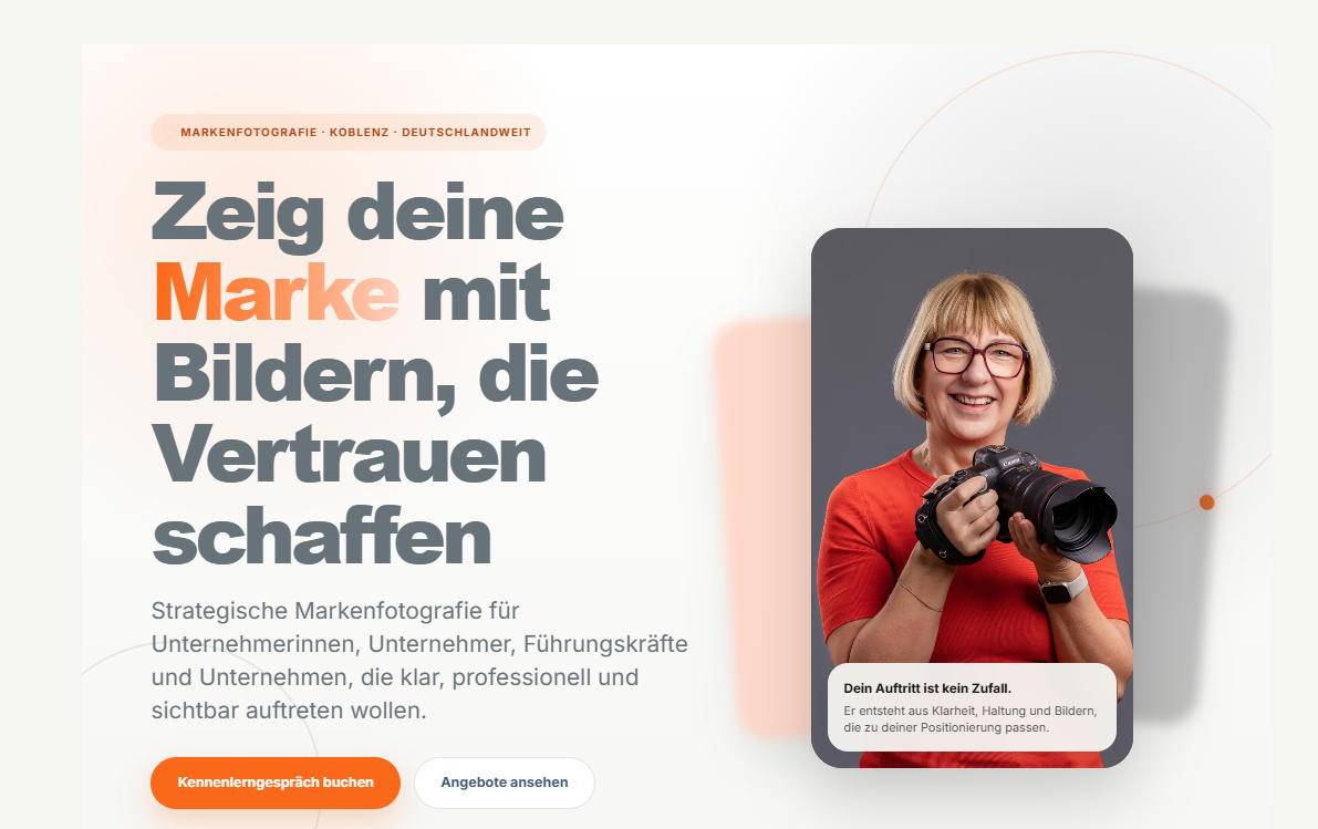 Karina Schuh Markenfotografie KI-Sichtbarkeit Case